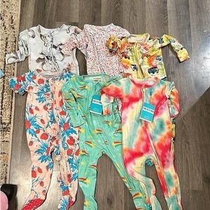 posh peanut footie pajamas